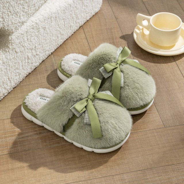 Zapatillas de algodón para mujer, otoño e invierno, para interior del hogar, antideslizantes, cálidas, para parejas, zapatillas de algodón de felpa para hombre