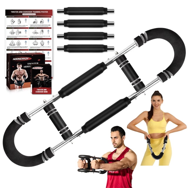 Entrenador de brazos Twister NOONCRAZY ajustable con resistencia de 4 muelles