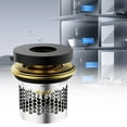 thumbnail image 2 of Automatic Brass Shut Off With Leak Proof Design No Need For Tape Ideal For Faucet And Angle Tip Jar for Car Water Bottle Funnel Wide Funnels Kitchen Funnel Mini Whey Funnel Funnel Cup Olive Oil Funnel, 2 of 3