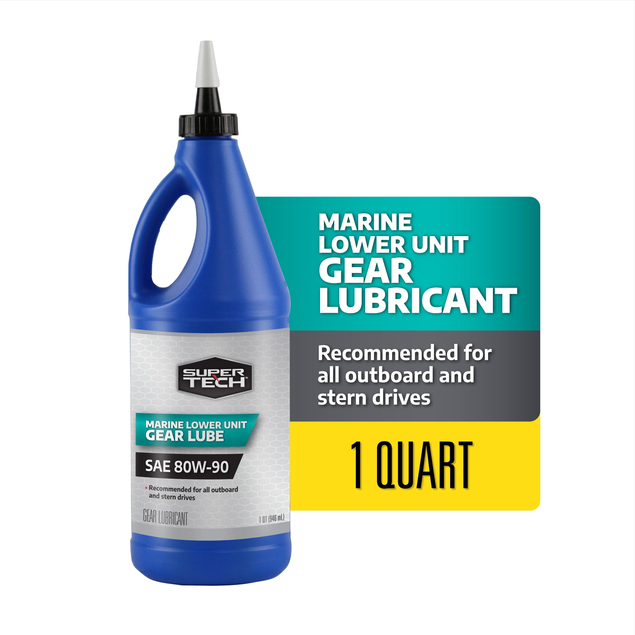 Super Tech Marine Gear Lube 80W-90, 1 Quart Bottle