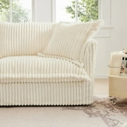 Slipcovered U Shape Sectional Sofa - Lux Comfort, Modular Design