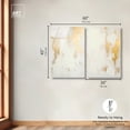 thumbnail image 5 of Golden Luxe Abstract Duo Set Acrylic Neutral Abstract Art by Art Remedy, Ready to Hang, 30 x 45, 5 of 6