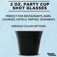 thumbnail image 3 of Party Cup Shot Glasses 2 oz. Set of 10, Bulk Pack - Made with Hard Plastic, Great for Birthdays, Parties, Indoor & Outdoor Events - Black, 3 of 5