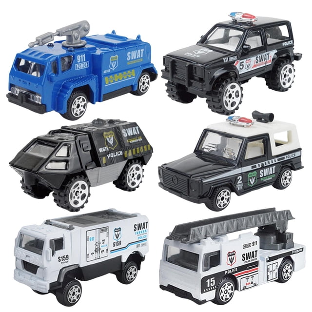 6 piezas 1:87 escala coche vehículo modelo helicópteros educativo juguete para 7cmx4cmx3.5cm Hugo Coche fundido a presión