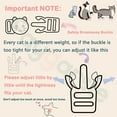 thumbnail image 4 of Ludolm 2 Pack Cotton Breakaway Cat Collars with Bell Flower Pendant Kitty Kitten Collars Pink Purple Collar for Female Girl Cats Male Boy Cats, 4 of 7