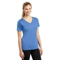 thumbnail image 4 of Sport-Tek Ladies PosiCharge Competitor V Neck Tee-L (Carolina Blue), 4 of 6
