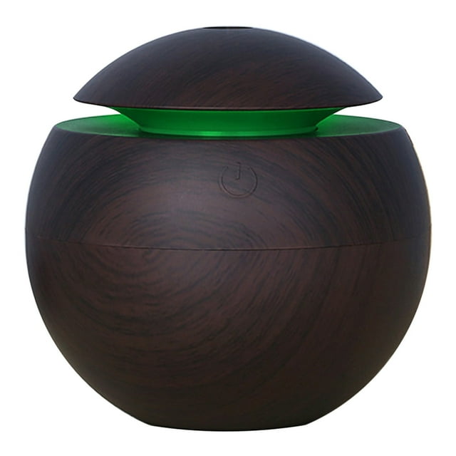 CEHVOM 120ML Led Night Light Humidifier Wood Grain Spray USB Vehicle Humidifier Clearance