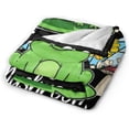 thumbnail image 5 of Frog Blanket Super Cozy Soft Frog Mushroom Throw Blanket Warm Plush Fluffy Just a Girl Who Loves Frogs Lightweight Fleece Flannel Gifts Blankets for Kids Adults 60"x50", 5 of 6