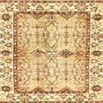 thumbnail image 1 of Ahgly Company Indoor Square Abstract Chocolate Brown Abstract Area Rugs, 3' Square, 1 of 6