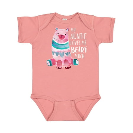 

Inktastic My Auntie Loves Me Beary Much with Cute Bear Gift Baby Boy or Baby Girl Bodysuit