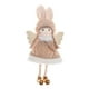 thumbnail image 1 of Colgantes de muñeco de ángel de Navidad, adornos navideños, linda decoración, juguete de peluche para Navidad café, 1 of 9
