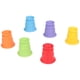 thumbnail image 2 of Tazas apilables para bebé, juguetes educativos para edades tempranas de diferentes colores con agujeros de drenaje para baño de bebé, 6 uds., 2 of 14