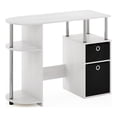 thumbnail image 1 of Pemberly Row Computer/Study Desk with Bin Stainless Steel Tubes, 1 of 6