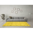 thumbnail image 3 of Ahgly Company Indoor Rectangle Abstract Yellow Contemporary Area Rugs, 5' x 8', 3 of 4
