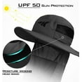 thumbnail image 3 of KastKing UPF 50 Boonie Hat Fishing Hat with Removable Neck Flap Sun Hats for Men, 3 of 10