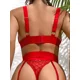 thumbnail image 3 of Conjunto De Lencería Patrón De Malla Sexi Camison De Dama, 3 of 8