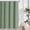 Green, variant on Dznils Waffle Shower Curtain with Hooks, Thick Weighted Fabric Bathroom Curtain, Green, 72" x 72"