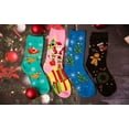 thumbnail image 3 of Foozys Women’s Crew Socks | Gingerbread, Wreath, Stocking Novelty Socks | 2 Pair, 3 of 6