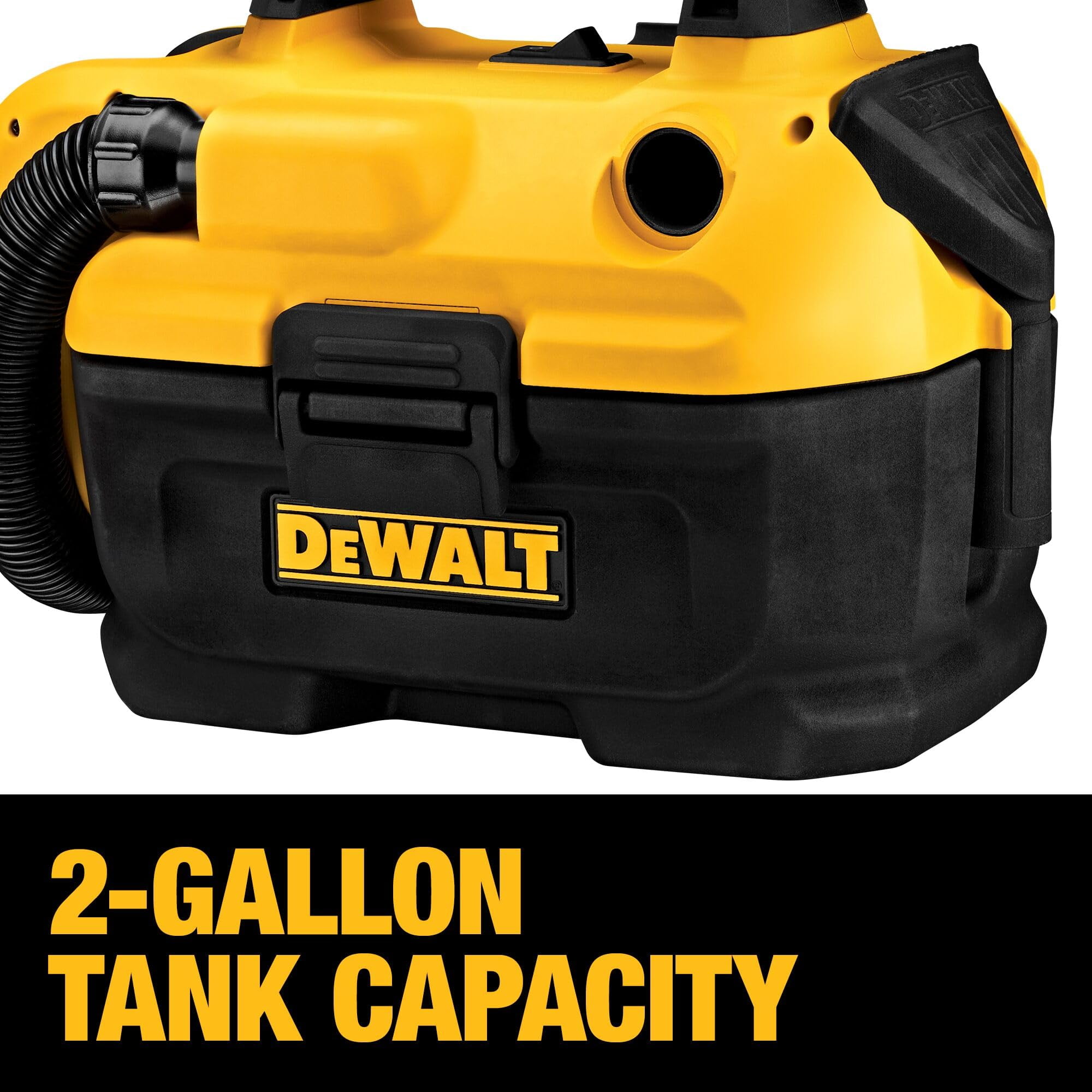 DEWALT 20V MAX Cordless Wet-Dry Vacuum, Portable Shop Vac, 2 Gallon Tank Capacity, Tool Only (DCV580H)