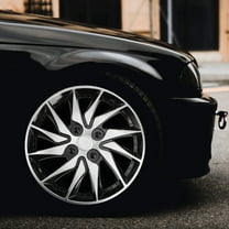 WHAMVOX 2pcs Automotive Hub Cap 14 Inch Decorative Hub Cover Wheel Cover Car Hubcap Supply