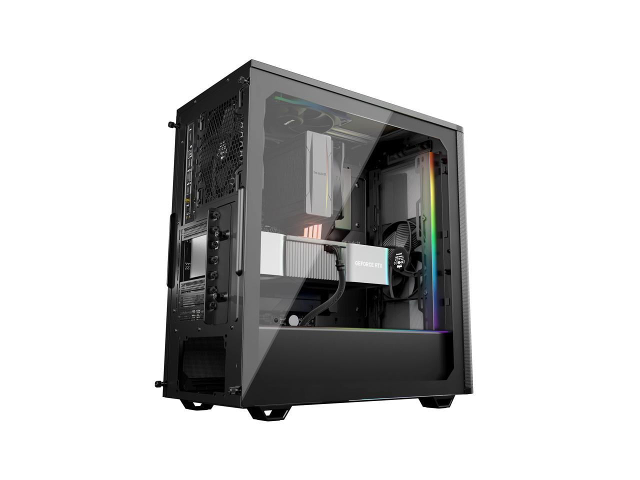 be quiet! PURE Base 501 DX BGW76 Black ABS / Steel / Tempered Glass ATX Mid Tower Cases (Computer Cases - ATX Form)