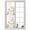 Beige, variant on Static Cling Non Adhesive Window Film, Eucalyptus Leaves Window Privacy Film Frosted, Spring Pastoral Butterfly Botanical Opaque Window Coverings for Small Windows, Home, 17.7 x 39.3 Inches
