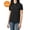 Black, variant on L420 Ladies Heavyweight Cotton Pique Knit Polo, Black, 3XL, Womens Polo Shirts