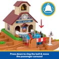 Thomas & Friends Bell Station Train Set by Fisher-Price with Push-Along ...