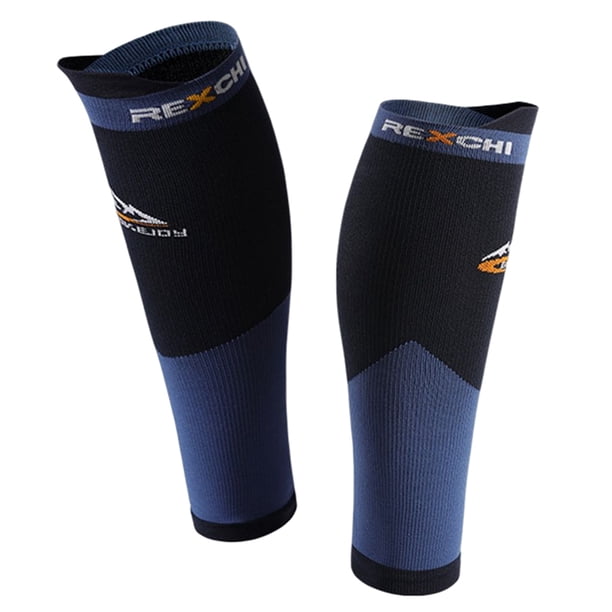 Calcetines de apoyo para pantorrilla Protección UV Espinilleras Calcetín Accesorios para exteriores (Azul M) JShteea Para Estrenar