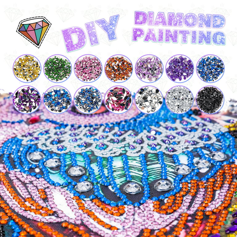 Pearoft Diamond Painting Kits for Kids Arts and Crafts for Kids Age 8 9 10  11 12 Year Old Girl Gifts for Birthday Kids 5D Painting Art Set Gift for 4 5