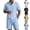 Black, variant on CHUMUD Linen 2 Piece Sets for Men Summer Outfits Hawaiian Matching Set Henley Short Sleeve Shirts and Drawstring Shorts with Pockets Beach Vacation Casual Clothing