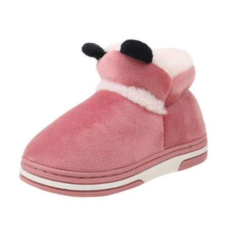 

fvwitlyh Ankle Boots for Women Snow Boots for Women 11 Ladies Shoes Fashion Solid Color Cartoon Ear Cotton Slippers Warm Flat Womens 10 Wide Snow Boots