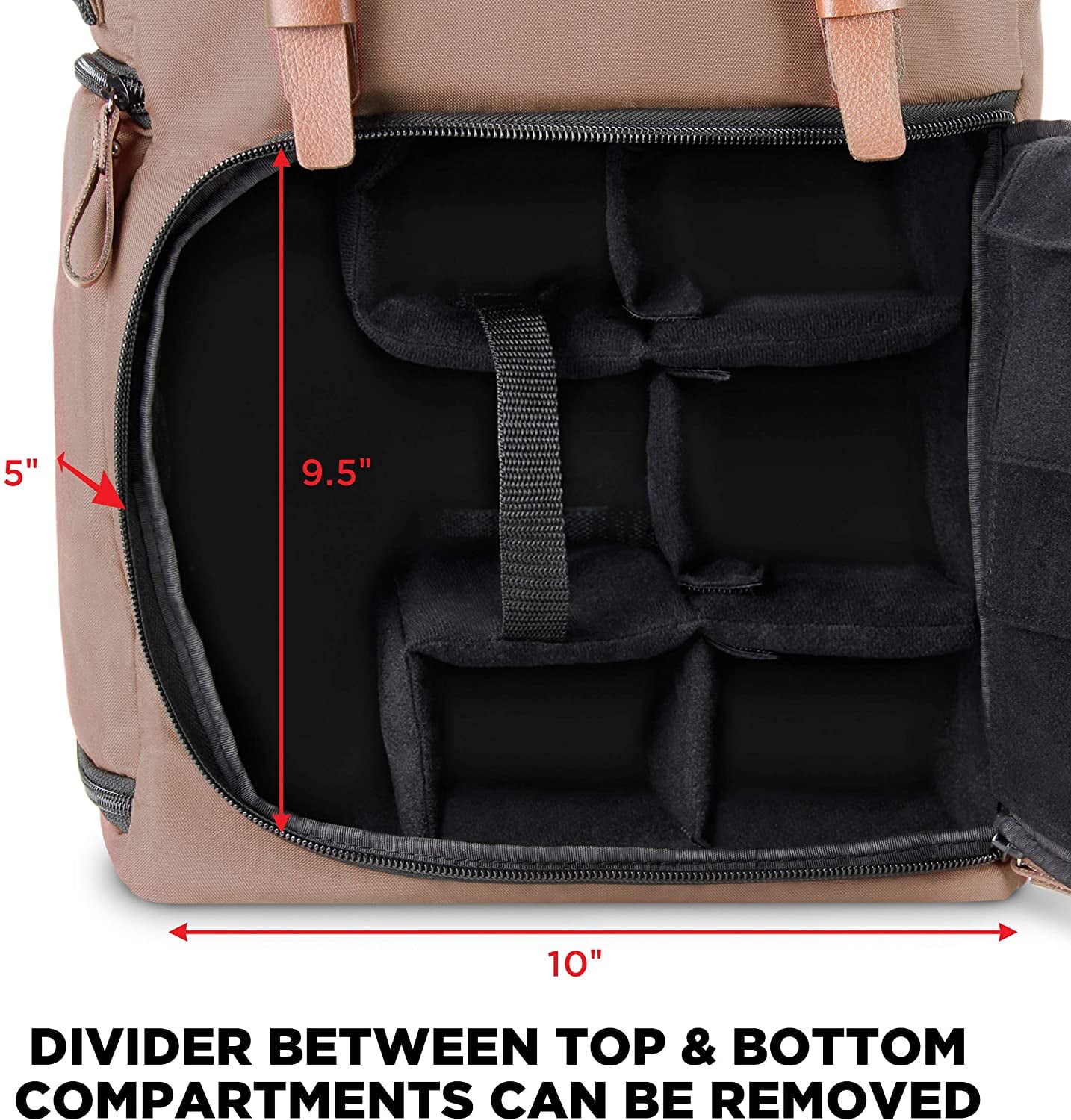 camera bag with laptop space