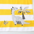 thumbnail image 7 of Toddler Boy Summer Outfit for 3-4 Years Toddler Boy Girls Clothes Summer Short Sleeve Truck Print T-Shirt Tops Cartoon Print Elastic Shorts Set 2Pcs Casual Outfit,A95-Yellow, 7 of 7