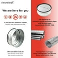 thumbnail image 5 of Neverest RKI 5" inch Professional Backdraft Damper Inline Spring Loaded, 5 of 6