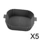 thumbnail image 1 of Revestimiento de silicona para freidora de aire,Revestimiento de silicona para freidora de aire Accesorios de cocina,Olla de silicona para freidora de aire Revestimiento reutilizable para, 1 of 8