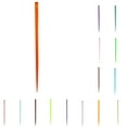 thumbnail image 3 of Transemion Multi Colours Rainbow Clip In Highlight Streaks Festival Long Hair Extensions sky blue, 3 of 6