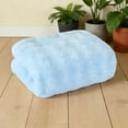 thumbnail image 4 of Towel Set - Strong Water Absorption & Lightweight, Soft & Delicate Feel, Reusable & Washable, Multi-Purpose Bath & Face Towel, Blue, JKODE, 4 of 8