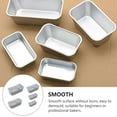 thumbnail image 3 of WRITWAA 5Pcs Toast Shape Baking Tray Aluminum Alloy Non Stick for Professional Bakers, 3 of 6