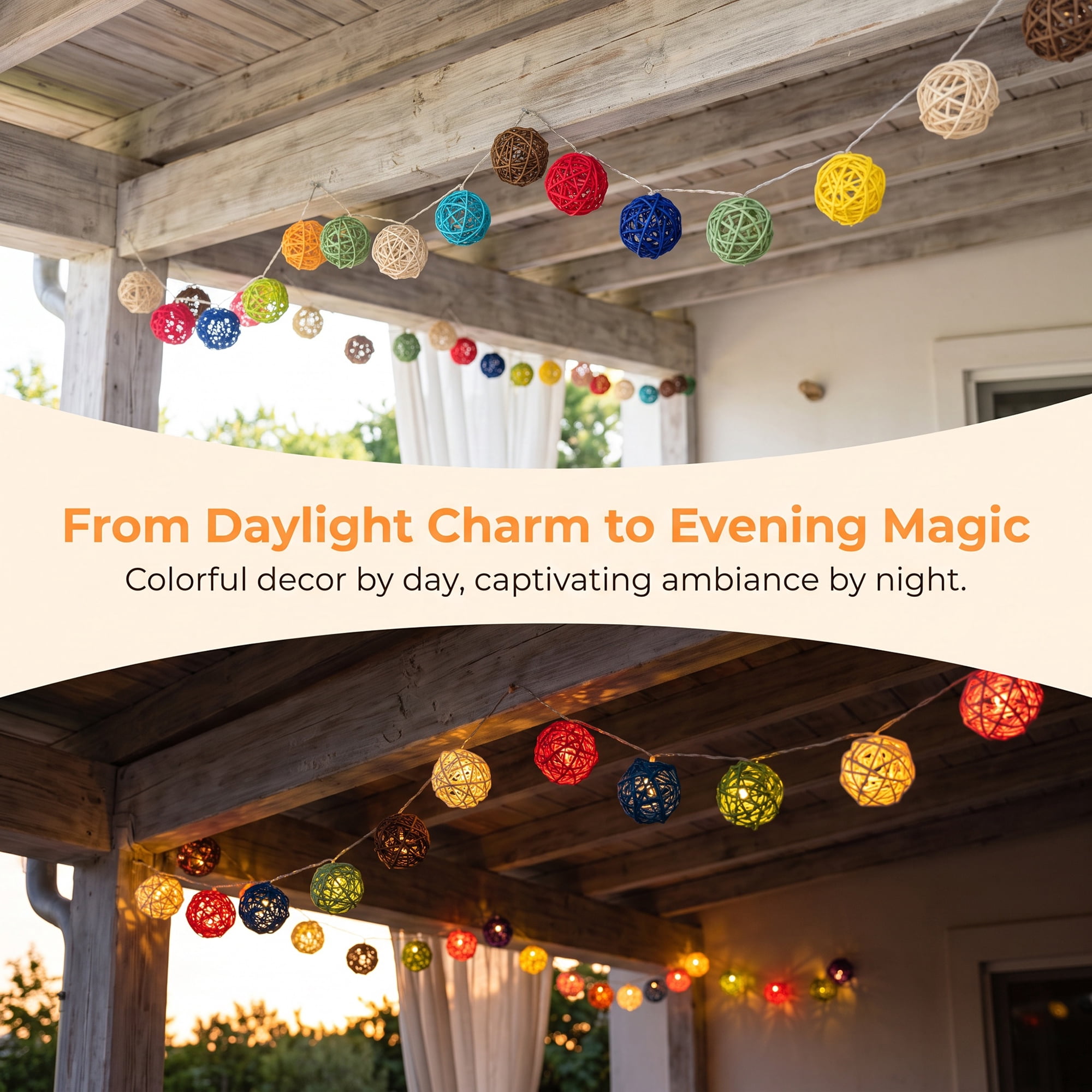 Unique Bargains Lights for Home Use with Flexible Design 13.1 ft Colorful Battery Operated