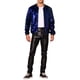 thumbnail image 2 of CHAQUETA CHIC para Hombres Chaqueta de Béisbol con Lentejuelas Argyle Chaqueta Brillante Fiesta Club L Azul, 2 of 5