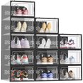 thumbnail image 1 of Organizador de zapatos SIMPDIY para guardar zapatos, 12 unidades, tamaño 10, 1 of 9