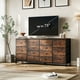 thumbnail image 4 of Mueble Recibidor 2 en 1 con Tomas Integradas – Cómoda de 14 Cajones y Soporte para TV 63" para Sala o Dormitorio - Color Tabby, 4 of 8