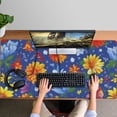 thumbnail image 4 of Long Mouse Pads for Desk,Pioneer Flower Floral Print Pattern Desk Mats on Top Of Desks, Desk Mouse Pad Extra Large with 3mm Non-Slip Base and Stitched Edge for Gaming,Office,Work,Home 47.3"x23.6", 4 of 6