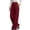 Wine, variant on Women's Corduroy High Waist Wide Leg Dress Pants Pleated Front Loose Suit Trousers Business Casual Pants with Pockets Fashion Bottoms White