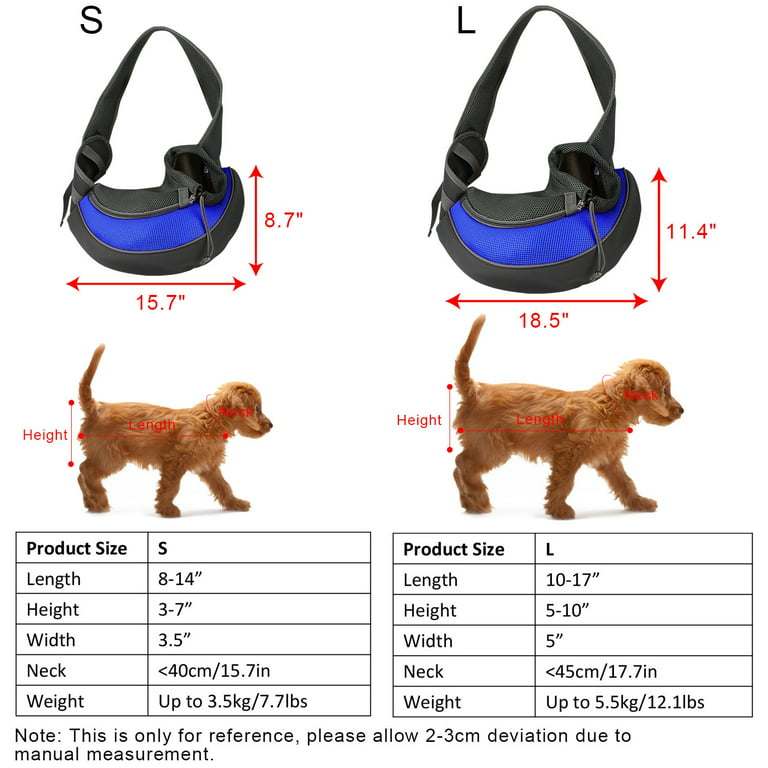 Backpack or Front Facing Carrier - (for 5-10 lb dogs)