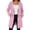 Pink, variant on Smsaxvxz Womens Zip Up Hoodies Comfortable Solid Long Sleeve Sweatshirts Casual Jackets with Pockets Gray XL