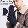 thumbnail image 3 of Gants de Course à Écran Tactile Gants d'Hiver Doublure pour Course Cyclisme Travail Randonnée Conduite, 3 of 5