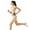 Khaki, variant on Women High Waist Compression Biker Shorts, Honeycomb Mesh Workout Leggings Tummy Control Yoga Shorts, Breathable Athletic Mid-Thigh Shapewear