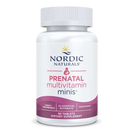 Nordic Naturals Prenatal Multivitamin Minis, Unflavored - 60 count
